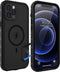 Diverbox Waterproof Case for iPhone 12 Pro Max, Durable Shockproof Cover with Kickstand & Screen Protector (Black)
