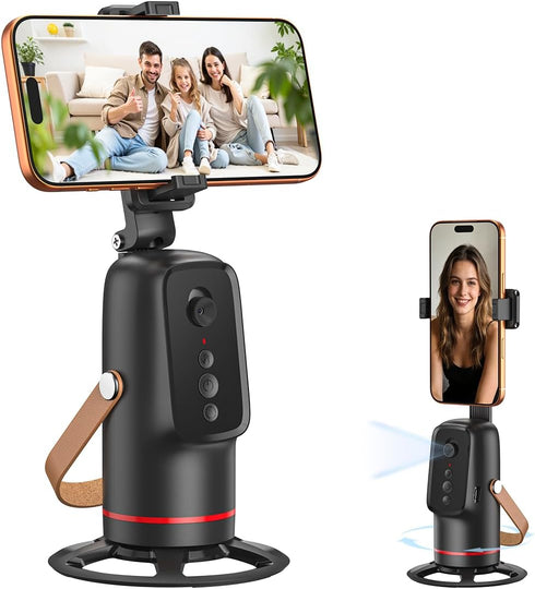 XO Simple is Beauty Auto Face Tracking Phone Tripod with Gesture & Remote Control, 360 Rotating