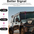 Wevdn 3.11" Short Car Antenna, Aluminium Alloy Carbon Fiber Stereo Radio Signal Receiver, Universal Screw-on