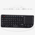 2.4GHz Wireless Touchpad Keyboard - Ultra Mini Thin USB Backlit - Lightweight Rechargeable - Plug and Play for HTPC,