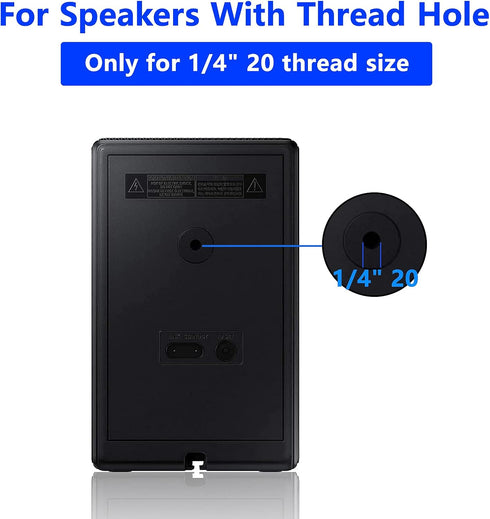 Speaker Wall Mount Ceiling Mount for Samsung 9500S Rear Speaker, Tilt and Swivel Adjust Mounts