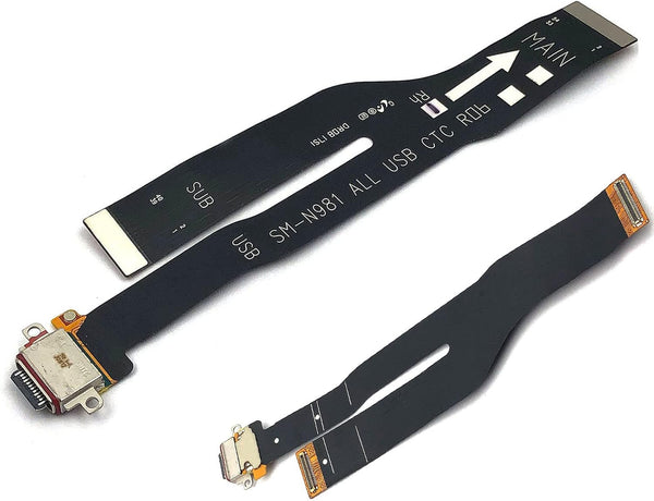 USB Charger Charging Port Dock Connector Ribbon Flex Cable PCB Board Compatible with Samsung Galaxy Note20 5G N981