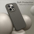 JETech Silicone Case for iPhone 15 Pro 6.1-Inch, Silky-Soft Touch Full-Body Protective Phone Case, Clay