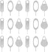 NUOBESTY 100 Pcs Steel Sim Removal Tools and Ejector Pins for Smartphones