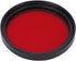 Full Red Lens Filter for Nikon Camera, Waterproof Optical Glass Filter