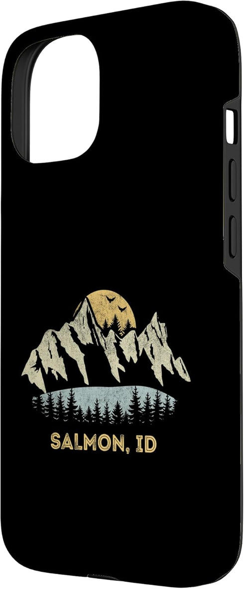 Salmon ID Lake Mountain Souvenir Sunset 15 Salmon Idaho Mountain Sunrise ID Case for iPhone