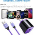 6ft Type C Charger Cable & USB Wall Adapter for Samsung Galaxy S24 S23 S22 S21 S20 FE Z Flip 5 4 Z Fold5 & more.