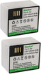 Kastar Battery Replacement 2-Pack for Arlo A-4, A-4a, VMC4040, 308-10069-01, Ultra, Pro 3, Pro 4 Security Camera