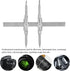 Stainless Steel Double Camera Lens Wrench, Lens Removal Tool for Disassembling and Maintaining 10 to 130mm Lenses