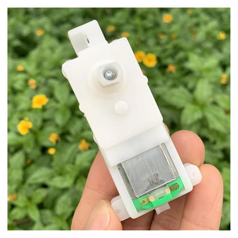 HSMQUBDBX 260 7-Shape 3V-6V 3.7V 120RPM TT Gear Electronic Starter DC Reversible Slow Speed Geared Electronic Starter