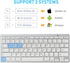 FLY WAY Bluetooth 3.0 Keyboard, Portable Wireless Keypad, Universal Slim Keyboard for iOS, Android, Windows (German)