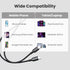 pitaka Nylon Braided USB C to USB C Cable 3.94ft for iPhone 15, Samsung Galaxy Series, Pixel, PS5 Controller