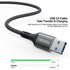 USB Extension Cable 15 ft, USB 3.0 Male to Female Braided Cord for 5Gbps Data Transfer and Charging