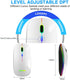 Wireless Bluetooth Mouse, Rechargeable USB Optical Mouse, LED Slim Dual Mode Wireless Mouse for Laptop, PC, Mac OS,