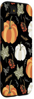 iPhone SE (2020) / 7 / 8 Case, Autumn Falling Leaves and Pumpkin Spice Harvest Happy Fall