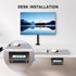 Pholiten Adjustable Thin Client Mini PC Mount Bracket, CPU VESA Under Desk and Monitor Arm Computer Holder