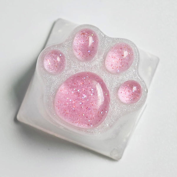 Cat Claw Keycap Backlight Keycap, Cute Resin ESC Keycap Replacement for Cherry MX Switch Mechanical Keyboard