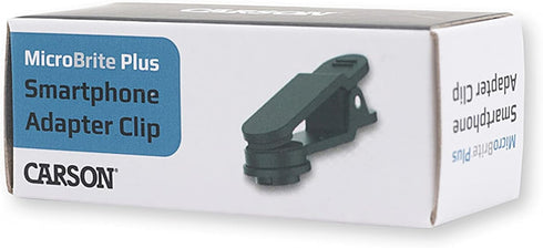 Carson MicroBrite Plus 60x-120x LED Pocket Microscope Smartphone Digiscoping Adapter Clip with CarsonCam App (MM-310)