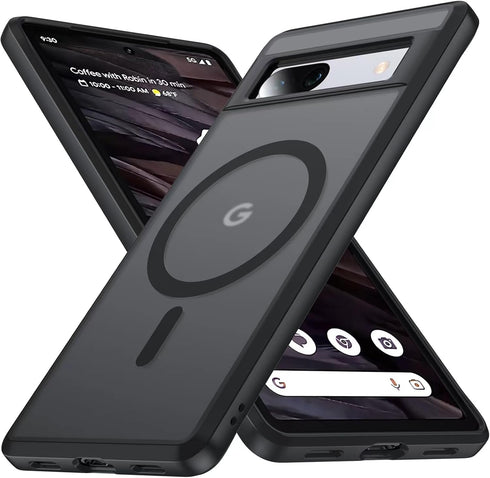 NO.1 Magnetic Google Pixel 7a Case, Compatible with MagSafe, Anti-Fingerprint Slim Fit Military Shockproof Cover