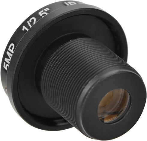 GEERYZHE 1.8mm 180 5MP 1/3inch 1/4inch Fisheye Lens Thread Wide Angle CCTV Camera Lens, HD for Surveillance, Compatible
