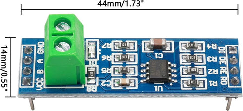 5 PCS RS-485 MAX485 Transceiver Chip Module, TTL to RS-485 Module, SCM Development Board