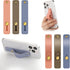 Weewooday 6 Pieces Telescopic Finger Strap Phone Grip Holder, Universal Kickstand for Most Smartphones (Blue, Pink,