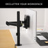 HumanCentric Thin Client Mount Bracket for Mini PC or Computer, VESA Monitor Arm, Pole, Under Desk, or Surface