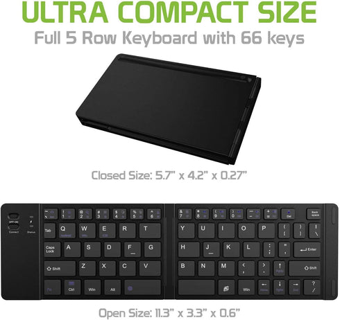 Tek Styz 403E Wireless Bluetooth Keyboard Compatible with Spice Mobile X-Life Built-in Phone Holder/Stand-Ultra Slim
