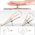 ZOSTLAND 1PC 360Adjustable iPhone15 14 13 12 11 Transparent Clear Phone Ring,Universal Phone Case Finger Grip Stand