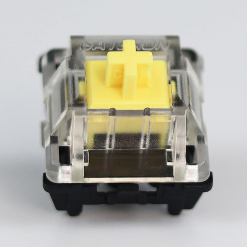GATERON KS-15 Optical Yellow Keyboard Switches, 35gf RGB LED Infrared Path (35PCS, Yellow)