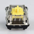 GATERON KS-15 Optical Yellow Keyboard Switches, 35gf RGB LED Infrared Path (35PCS, Yellow)