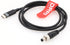 DRRI Locking 5.5 X2.1mm DC to USB-C PD Fast Charging Power Cable for Fujifilm X-H2S to Atomos Ninja V