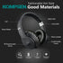 Adult Noise Cancelling Headphones, Wireless Bluetooth Foldable Over Ear Headphones with Microphone and Deep Bass for