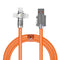 Type-C Cable, 180° Rotating Fast Charging 5FT with Straps for Samsung Galaxy S9/S8 Note 9/8 Plus