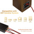 LONPOO 14 Gauge Speaker Wire, Pure Copper Cable with 245 Strands Gold Plated Banana Plugs, 6.6 Feet 2 Pack