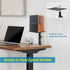 Set of 2 Studio Monitor Stands - Desktop Clamp Speaker Stands Against The Wall