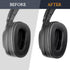 SOULWIT Replacement Earpads for Skullcandy Crusher 1.0 Over Ear Headphones - Black Noise Isolation Foam Cushions.