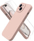 Kiresen Magnetic for iPhone 15 Case with Screen Protector - Wireless Charging Compatible
