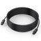 Optical Audio Cable 25 feet, Digital Audio Optical Cable Ultra-Thin Cord, Toslink