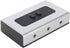 2 PORT 3.5mm STEREO Manual Switch Box, AUX Audio Speaker Selector with Wall Mount Hole