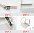 Universal Wall Mounting Bracket with 2 Loops, Vertical Pole Mount Adapter for CCTV Security Camera Indoor Outdoor