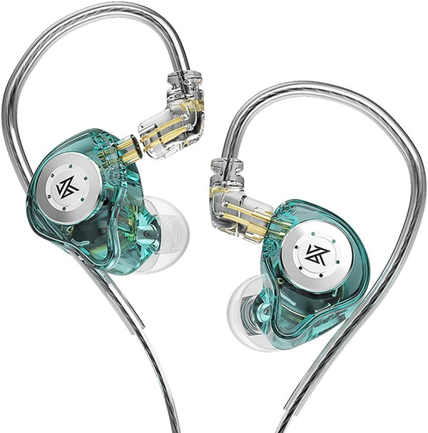 erjigo EDXPro KZ EDX in-Ear Monitors, HiFi Stereo IEM Noise Isolating Sport Earbuds with Detachable Cable for Musician