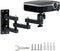 JUBOR Projector Wall Mount, 360 Rotation 3-Sections Wall Mount for Projector Webcams with