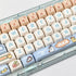 Sumgsn MOA Profile Keycaps 138 Keys, Yellow Cute Duck PBT DYE-SUB Keycap for MX Cherry Mechanical Keyboards