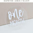 13 Acrylic Baby Milestone Discs for Photos - PCS Clear Monthly Cards, Photo Prop, Newborn Birth Announcement Sign