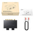 PROZOR RCA Switch 4 Way Bi-Directional RCA Splitter, Volume Control, No Power Supply Needed