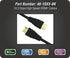 DATA COMM Electronics 46-1000-BK 1.5 ft High-Speed HDMI Cable - 10.2 Gbps, 4K Ultra HD, Black