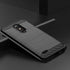 LG K30 2018 Phone Case with Tempered Glass Screen Protector, Slim Thin Silicone TPU Rugged Accessories, Black