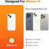 Designed for iPhone 15 Case, 4FT Military Grade Drop Protection, Translucent Matte Hard Back with Soft Edge Airbag