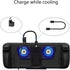 AOYUDJ Docking Station for USB Type C One-Out Two Adapter Game Console Cellphone Tablets Accessory